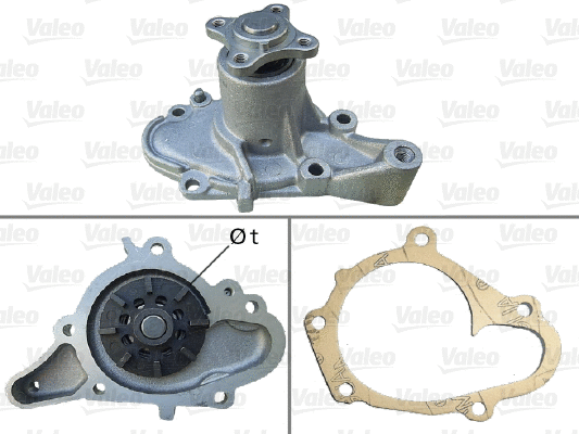 Water Pump, engine cooling (506777)