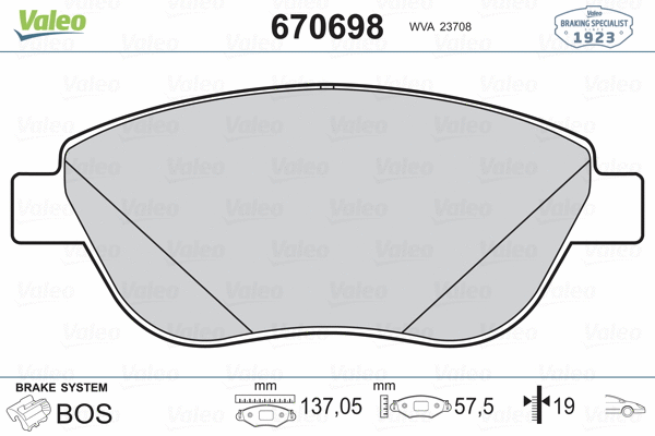 Brake Pad Set, disc brake