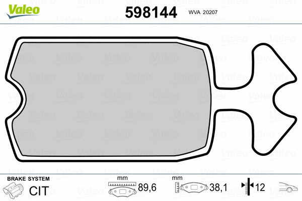 Brake Pad Set, disc brake