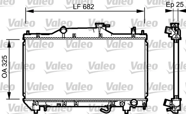 Radiator, engine cooling (734491)