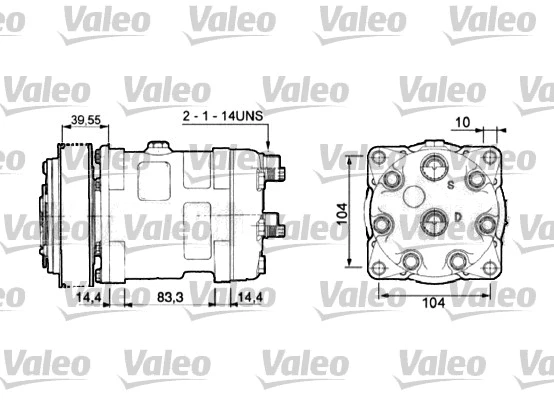 Compressor, air conditioning (815875)