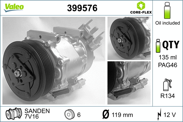 Compressor, air conditioning (399576)