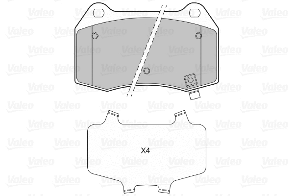 Brake Pad Set, disc brake (601386)