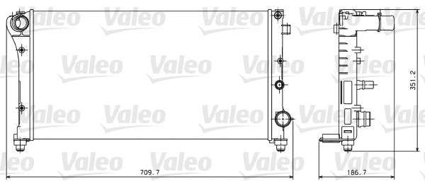 Radiator, engine cooling (734924)