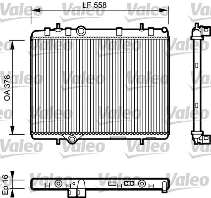 Radiator, engine cooling (734366)