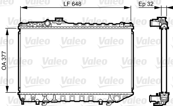Radiator, engine cooling (731715)