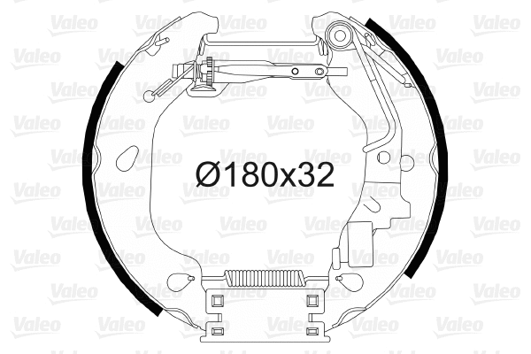 Brake Shoe Set (554812)