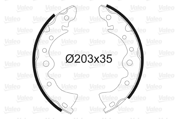 Brake Shoe Set (562699)