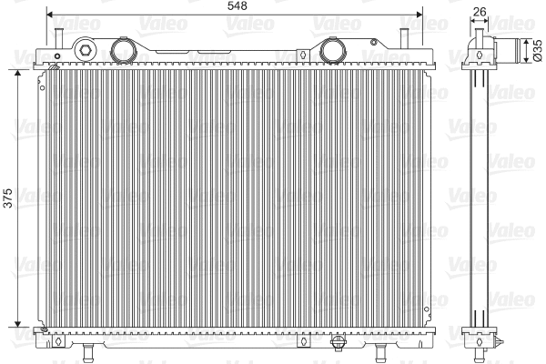 Radiator, engine cooling (731972)