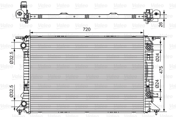 Radiator, engine cooling (735472)