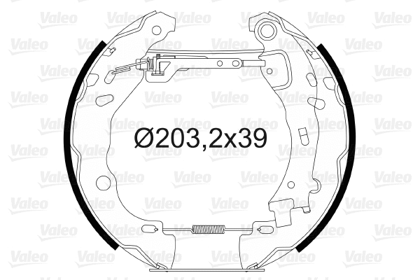 Brake Shoe Set (554804)