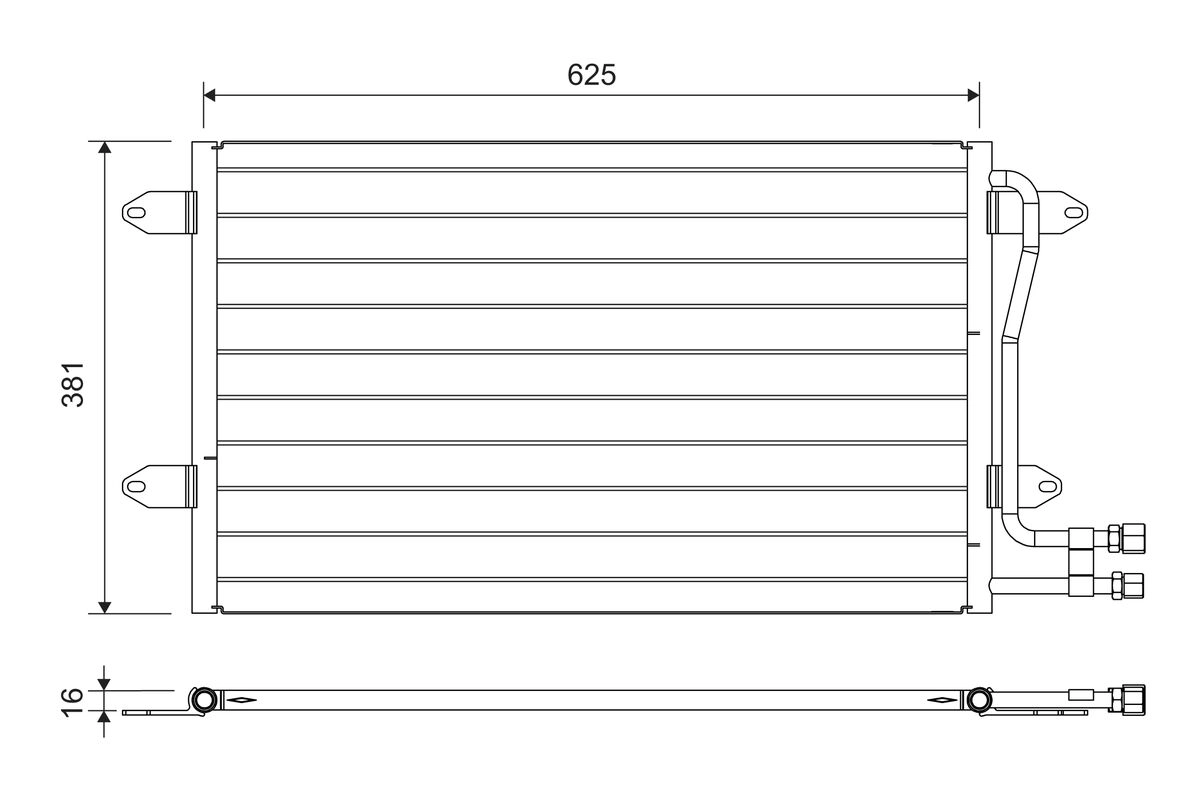 Condenser, air conditioning (822737)