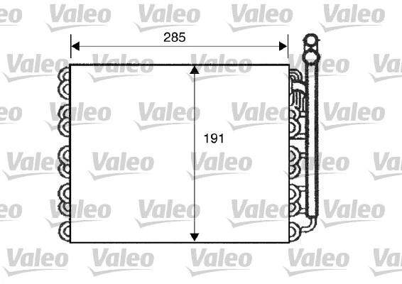 Evaporator, air conditioning (817510)