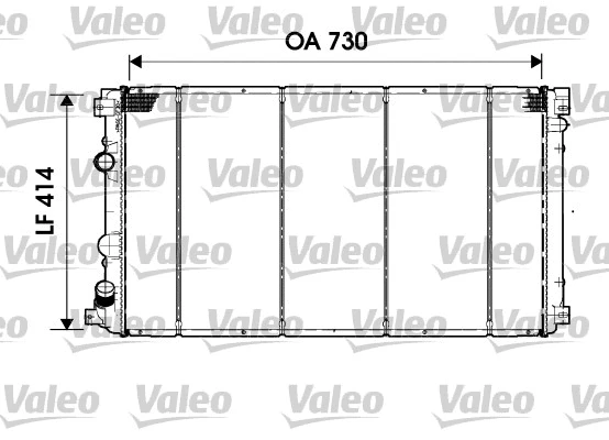 Radiator, engine cooling (732919)