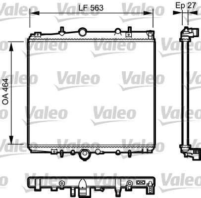 Radiator, engine cooling (732944)