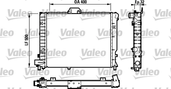 Radiator, engine cooling (732110)