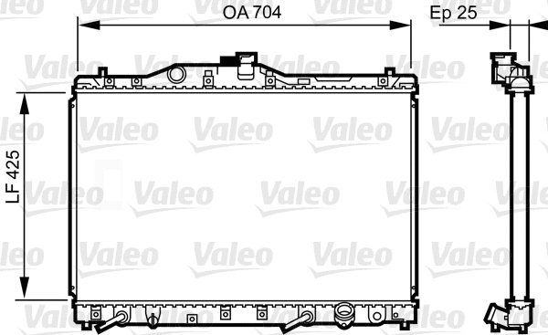 Radiator, engine cooling (731629)
