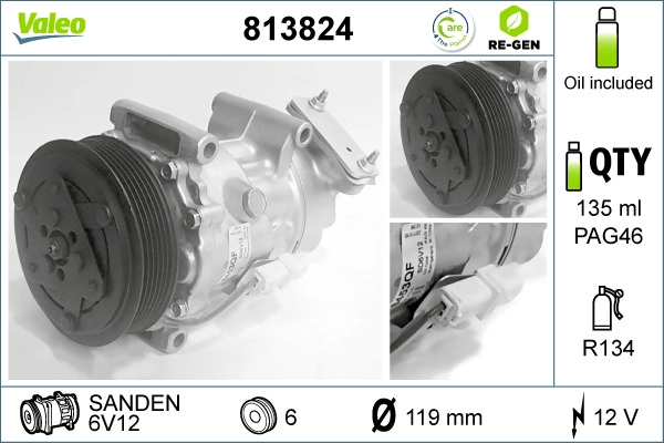 Compressor, air conditioning (813824)