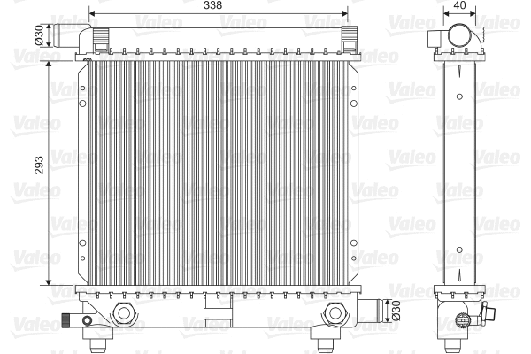 Radiator, engine cooling (701590)