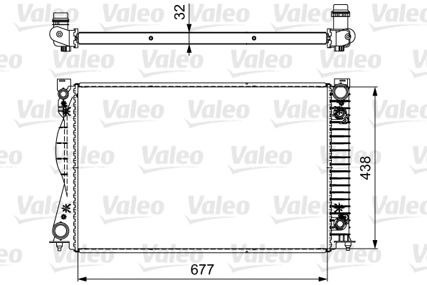 Radiator, engine cooling (735032)