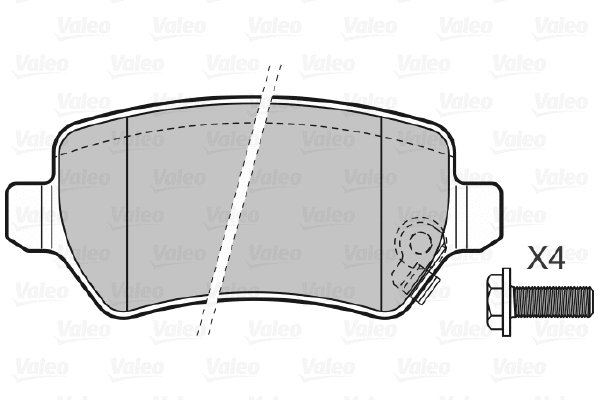 Brake Pad Set, disc brake (598584)