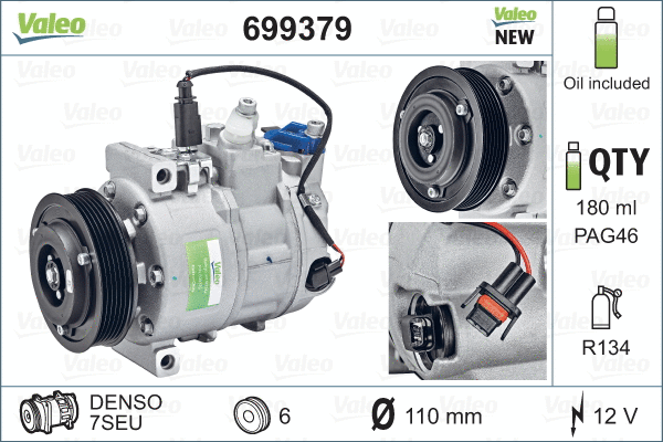 Compressor, air conditioning (699379)
