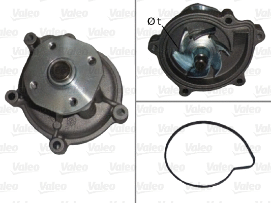 Water Pump, engine cooling (506899)