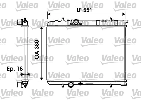 Radiator, engine cooling (734346)