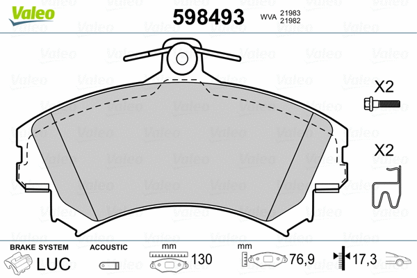 Brake Pad Set, disc brake