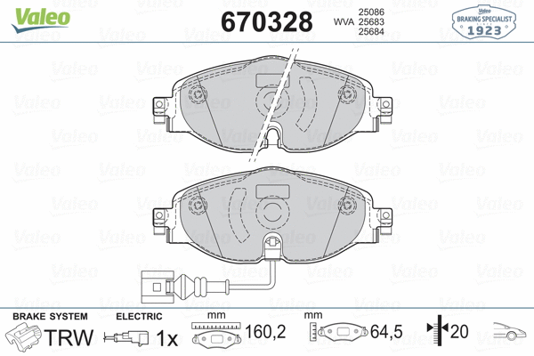 Brake Pad Set, disc brake