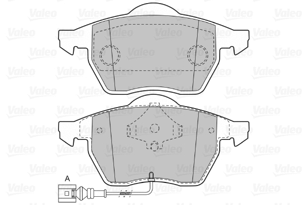 Brake Pad Set, disc brake (598481)