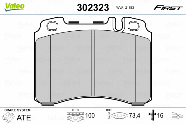 Brake Pad Set, disc brake