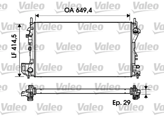 Radiator, engine cooling (734302)