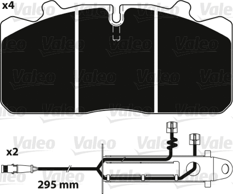 Brake Pad Set, disc brake (882238)