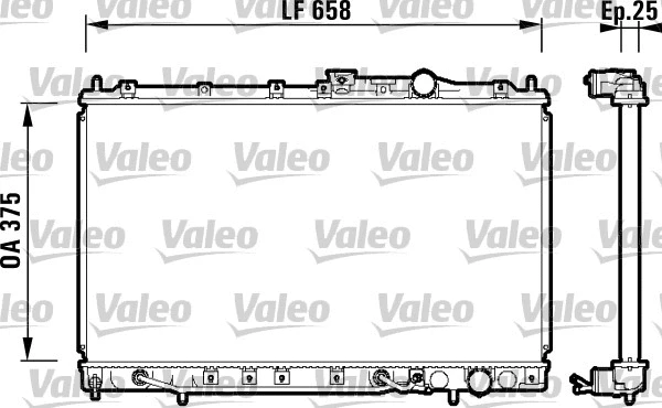 Radiator, engine cooling (734134)