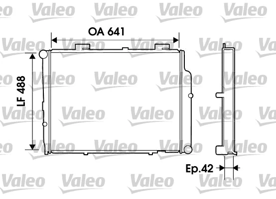Radiator, engine cooling (734803)