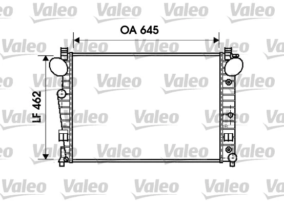 Radiator, engine cooling (734801)