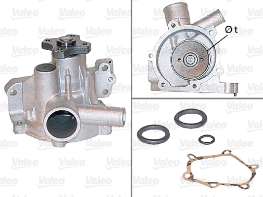 Water Pump, engine cooling (506528)