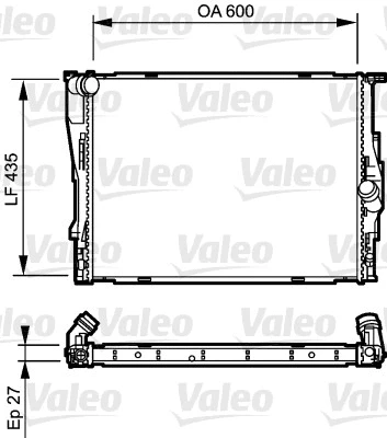 Radiator, engine cooling (735194)