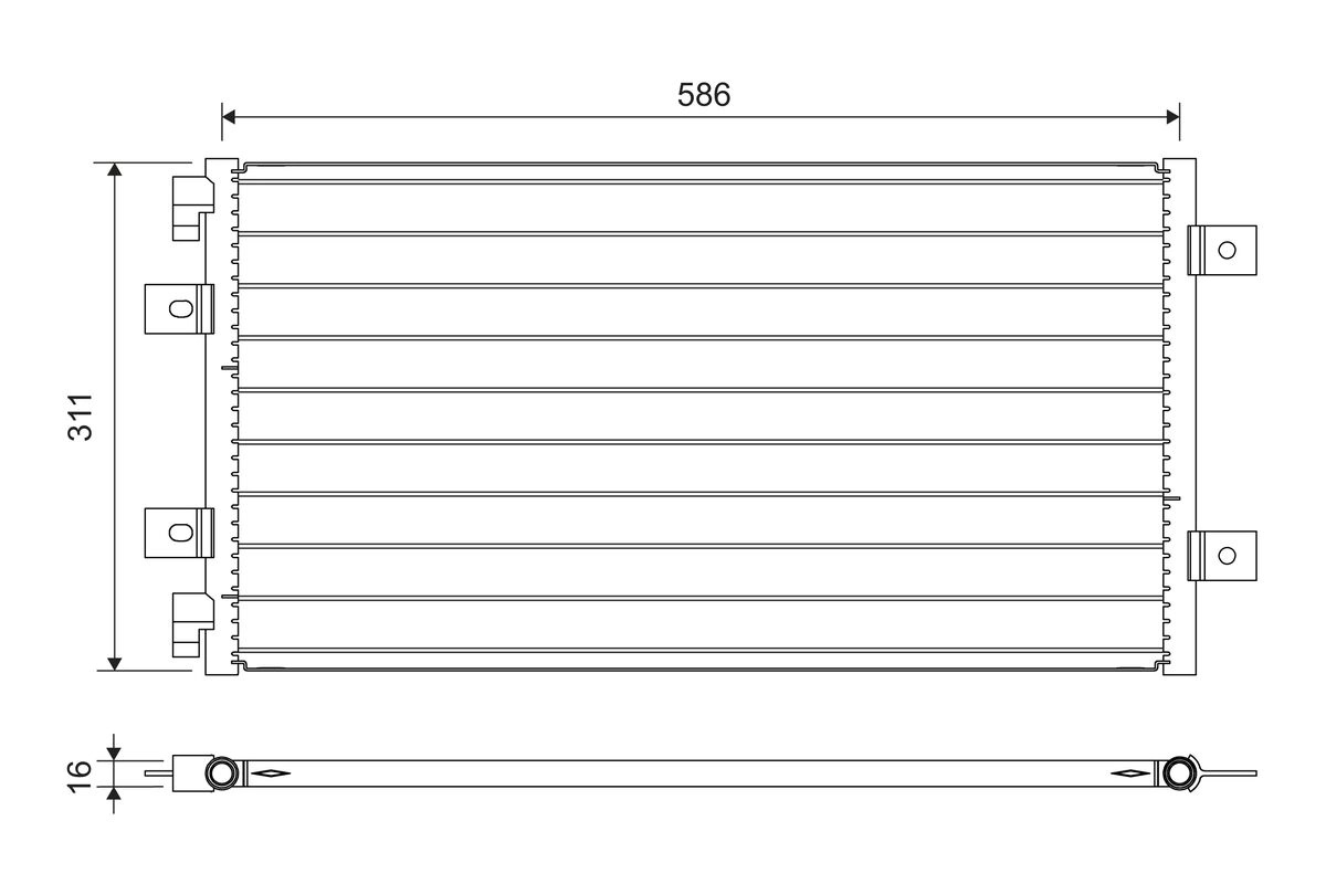 Condenser, air conditioning (818006)