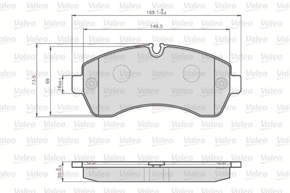 Brake Pad Set, disc brake (872200)