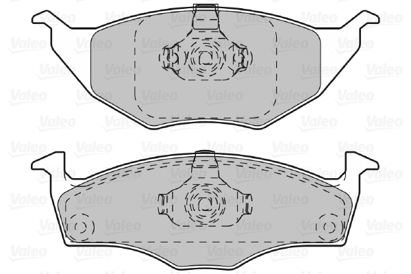 Brake Pad Set, disc brake (598735)