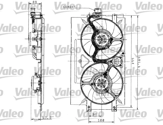 Fan, engine cooling (698526)
