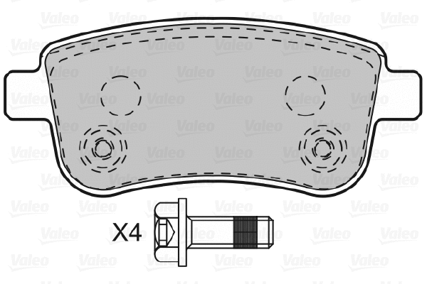 Brake Pad Set, disc brake (601000)