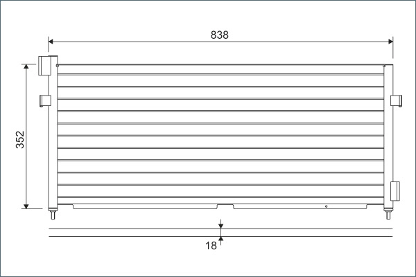 Condenser, air conditioning (818987)
