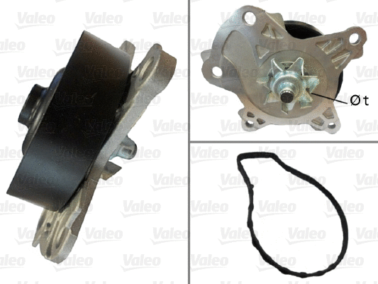 Water Pump, engine cooling (506982)