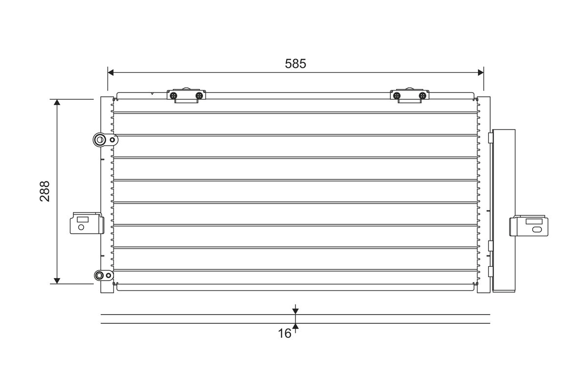 Condenser, air conditioning (822698)