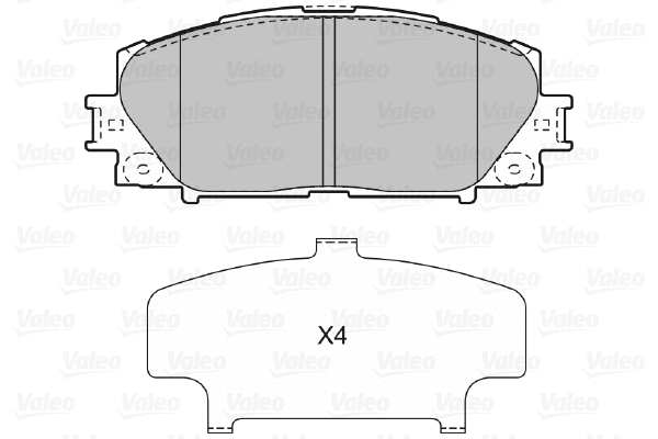 Brake Pad Set, disc brake (598896)