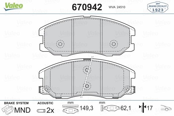 Brake Pad Set, disc brake