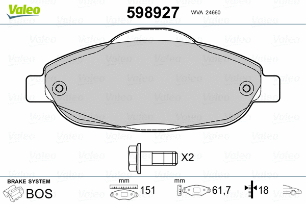 Brake Pad Set, disc brake